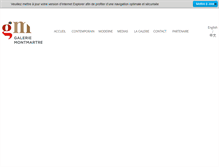 Tablet Screenshot of galerie-montmartre.com